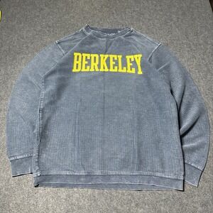Pressbox Womens Cal Berkeley Ribbed Heavyweight Sweater Size S College Sports